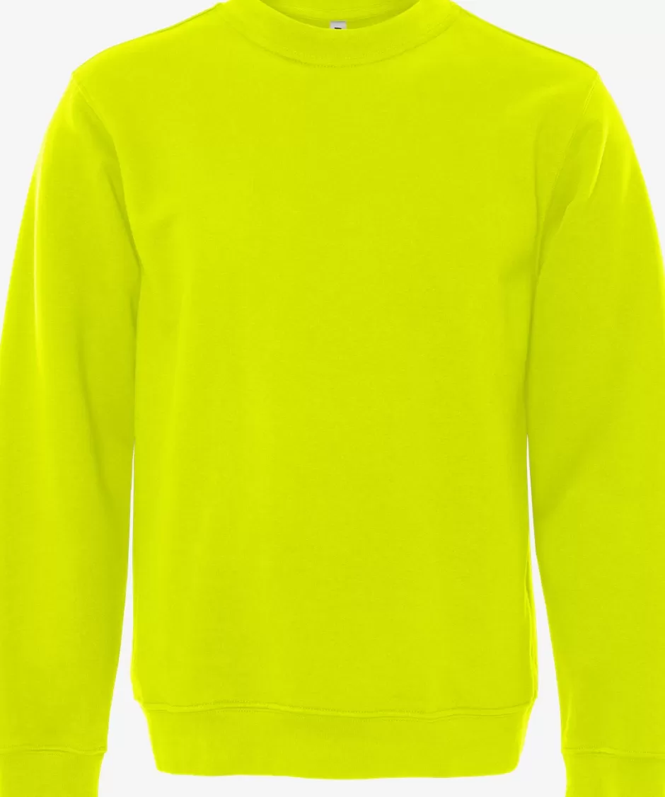 Online Fristads Acode Klassisk Sweatshirt Lys gul - 131