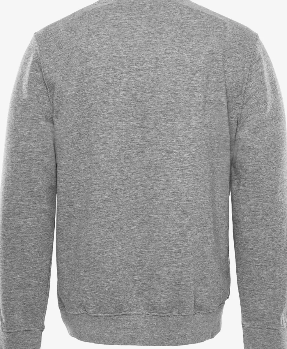 Store Fristads Acode Klassisk Sweatshirt Gråmeleret - 910