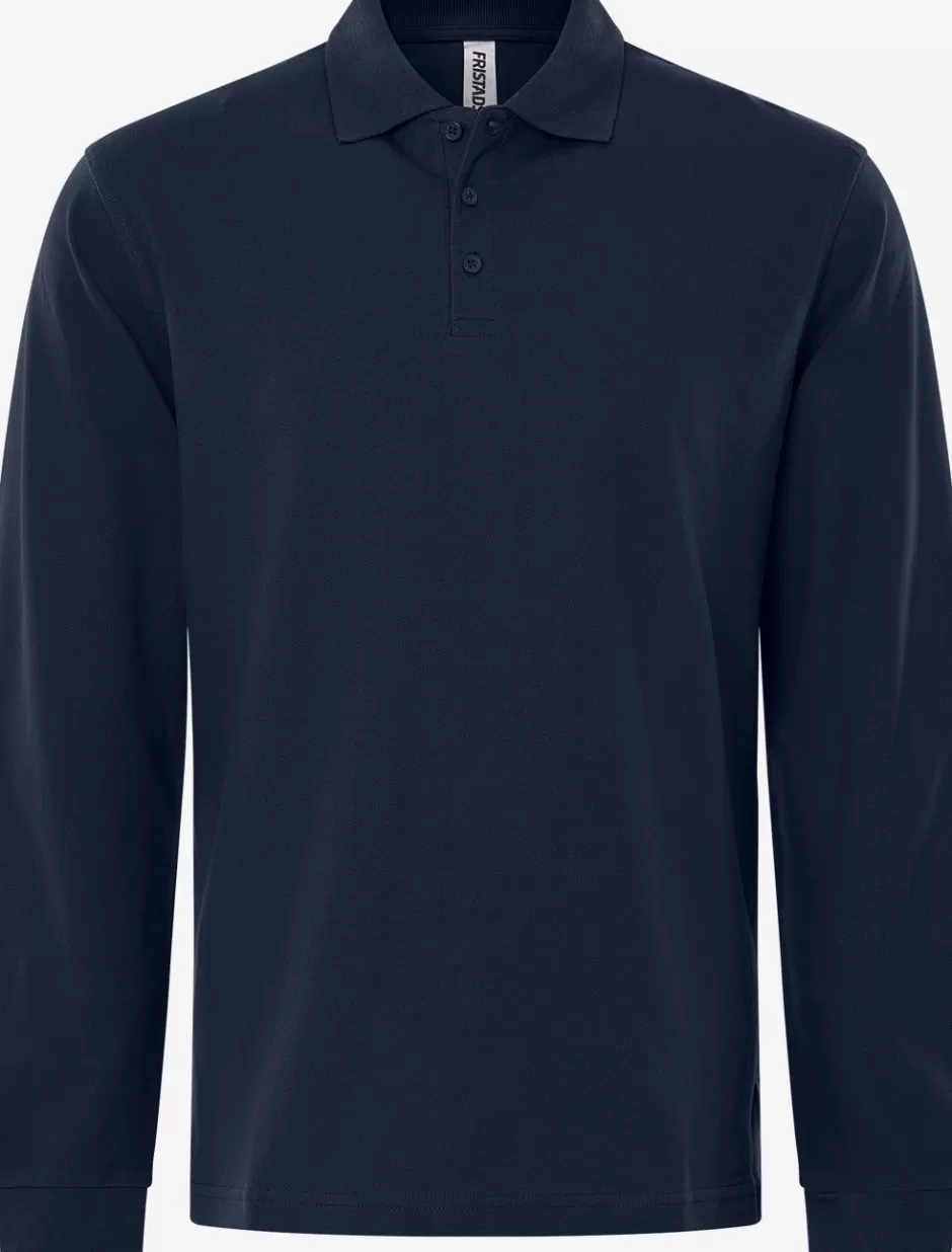 Sale Fristads Acode Poloshirt Med Lange ærmer, Herre Mørk Marine - 544