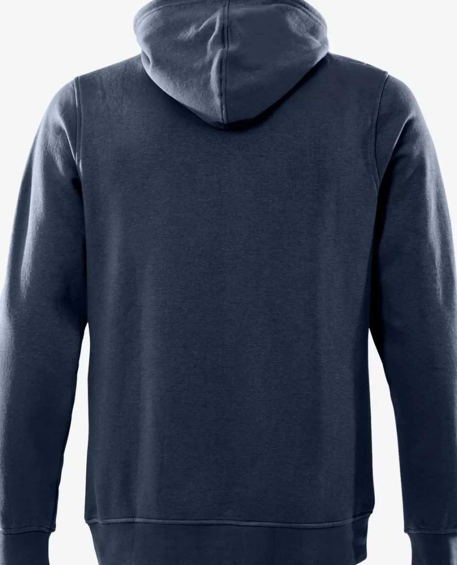 Clearance Fristads Acode Sweatshirt Jakke Med Hætte Mørk Marine - 544