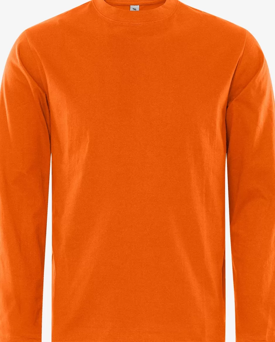 Online Fristads Acode Tung T-shirt Med Lange ærmer Orange - 232