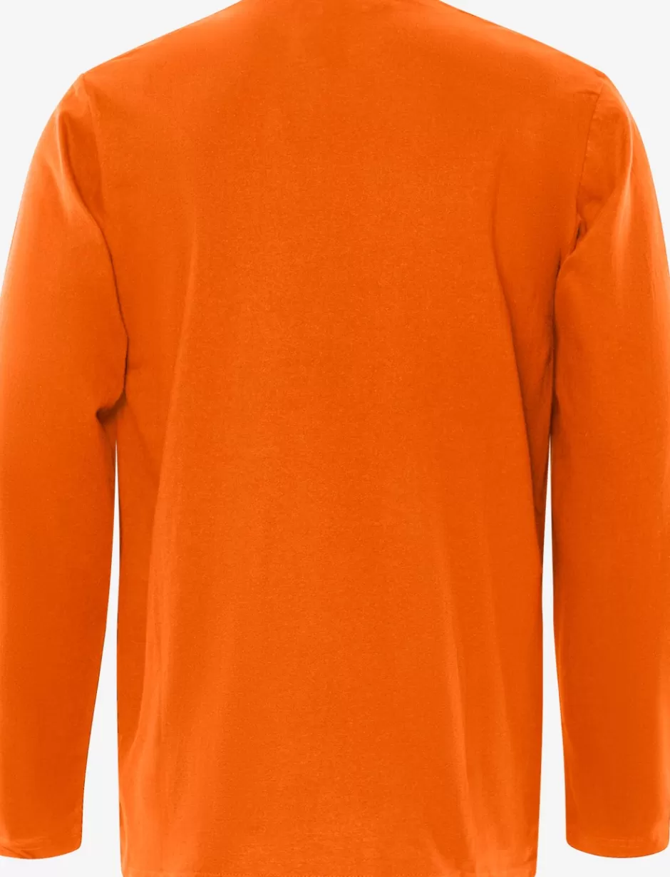 Online Fristads Acode Tung T-shirt Med Lange ærmer Orange - 232