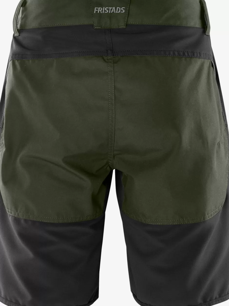 Discount Fristads Carbon Semistretch Outdoor Shorts Army grøn/Sort - 798