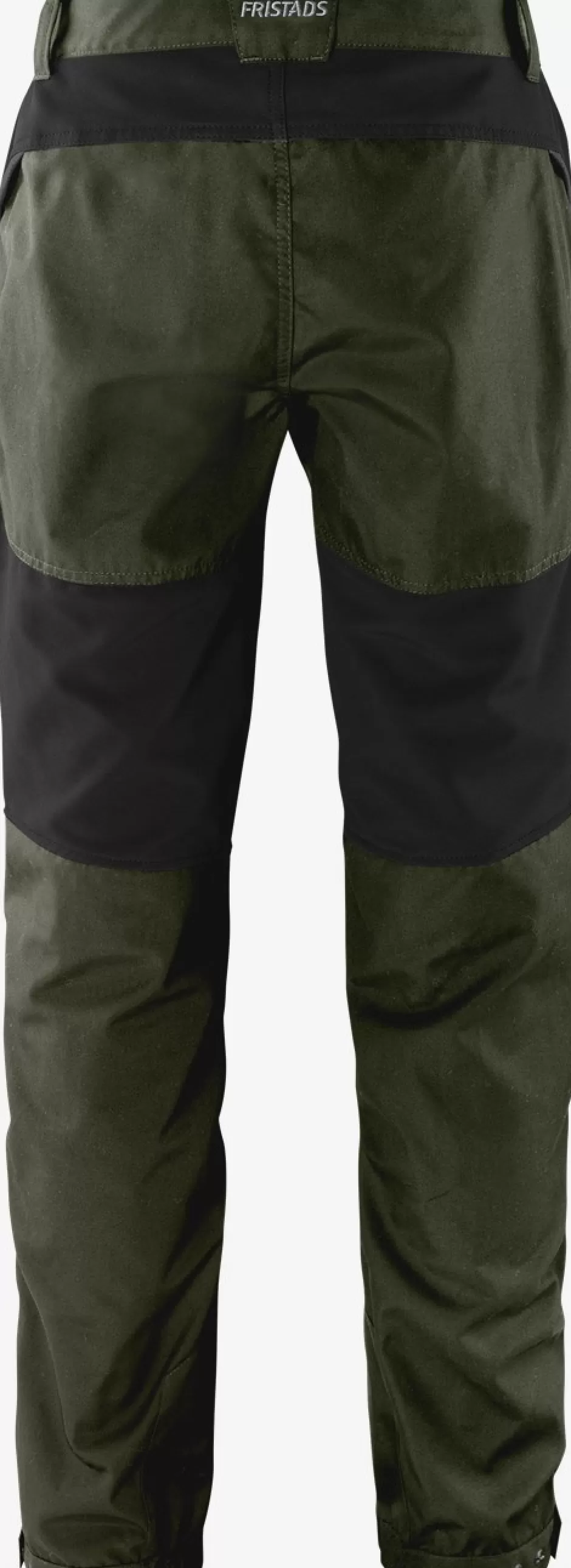 Fashion Fristads Carbon Semistretch Outdoorbuks, Dame Army grøn/Sort - 798