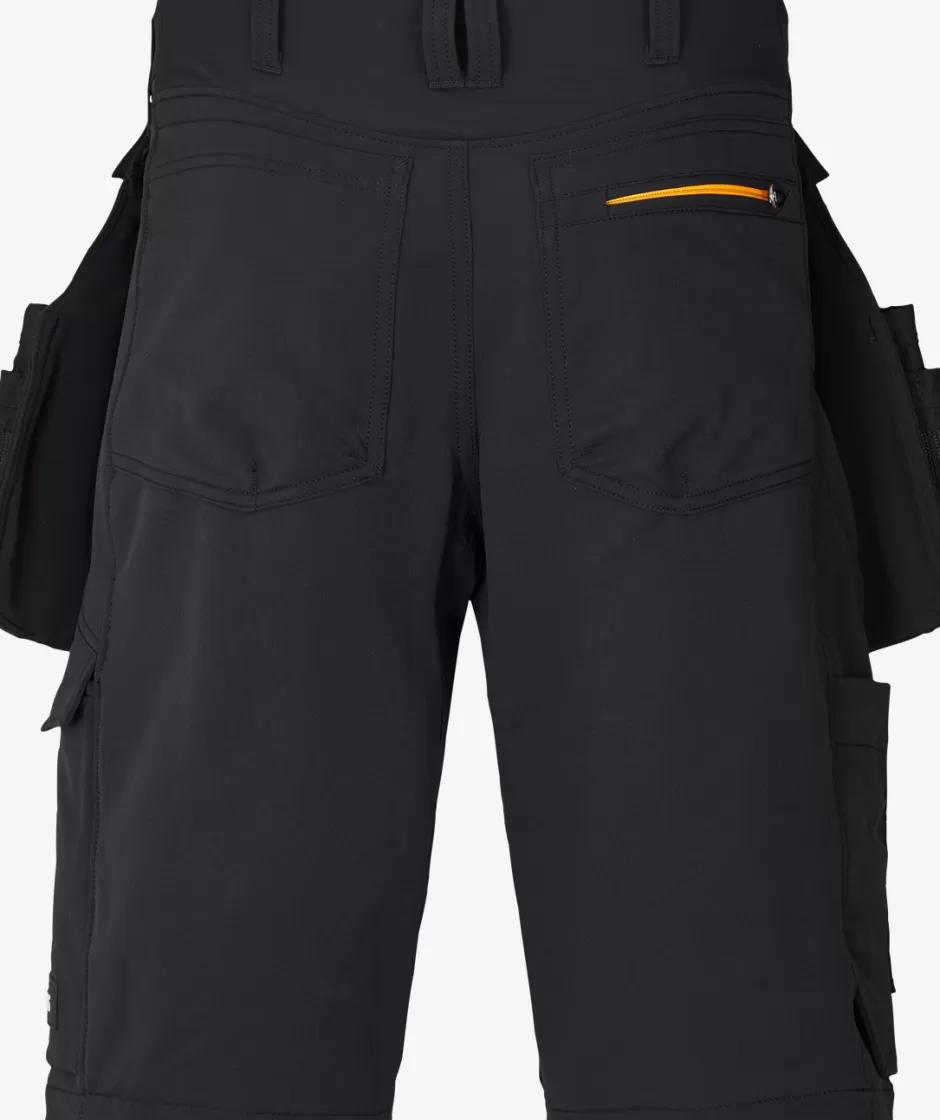 Sale Fristads Evolve Stretch Håndværkershorts Sort - 940