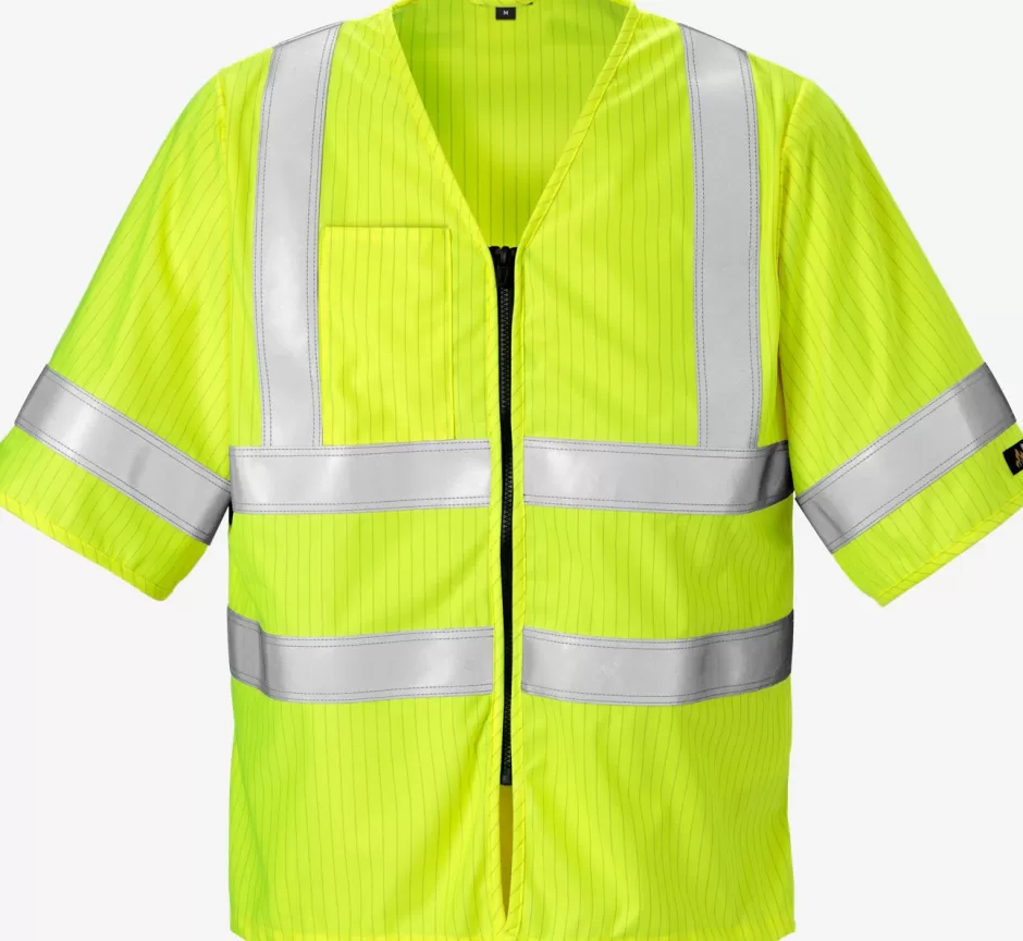 Shop Fristads Flam Hi Vis Vest Kl.3 5023 FHA Hi-Vis gul - 130