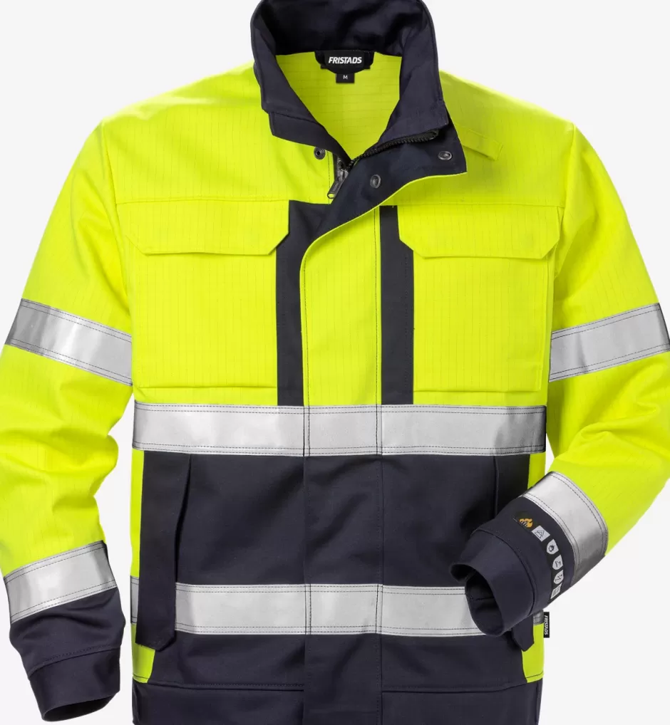 Cheap Fristads Flame Hi Vis Jakke Kl. 3, 4584 FLAM Hi-Vis gul/Marine - 171