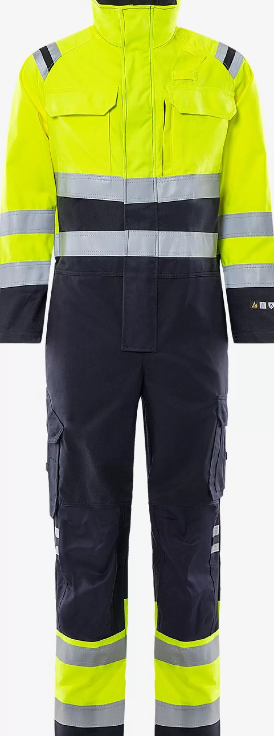 Hot Fristads Flame Hi Vis Kedeldragt Kl.3 8175 ATHS Hi-Vis gul/Marine - 171