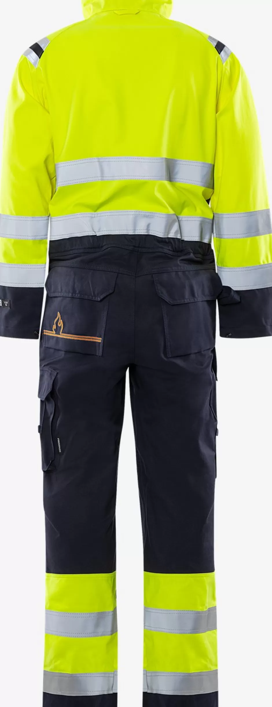 Hot Fristads Flame Hi Vis Kedeldragt Kl.3 8175 ATHS Hi-Vis gul/Marine - 171