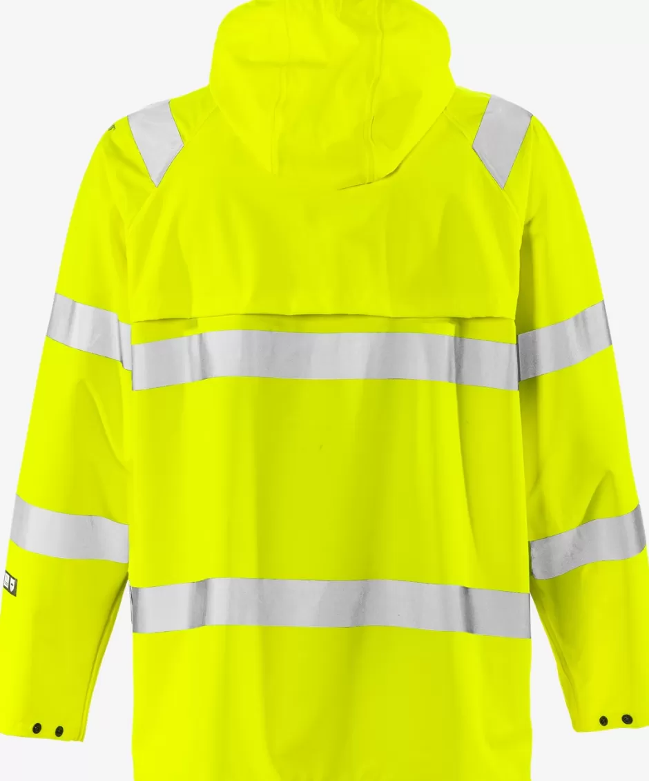 Sale Fristads Flame Hi Vis Regnjakke Kl.3 4845 RSHF Hi-Vis gul - 130