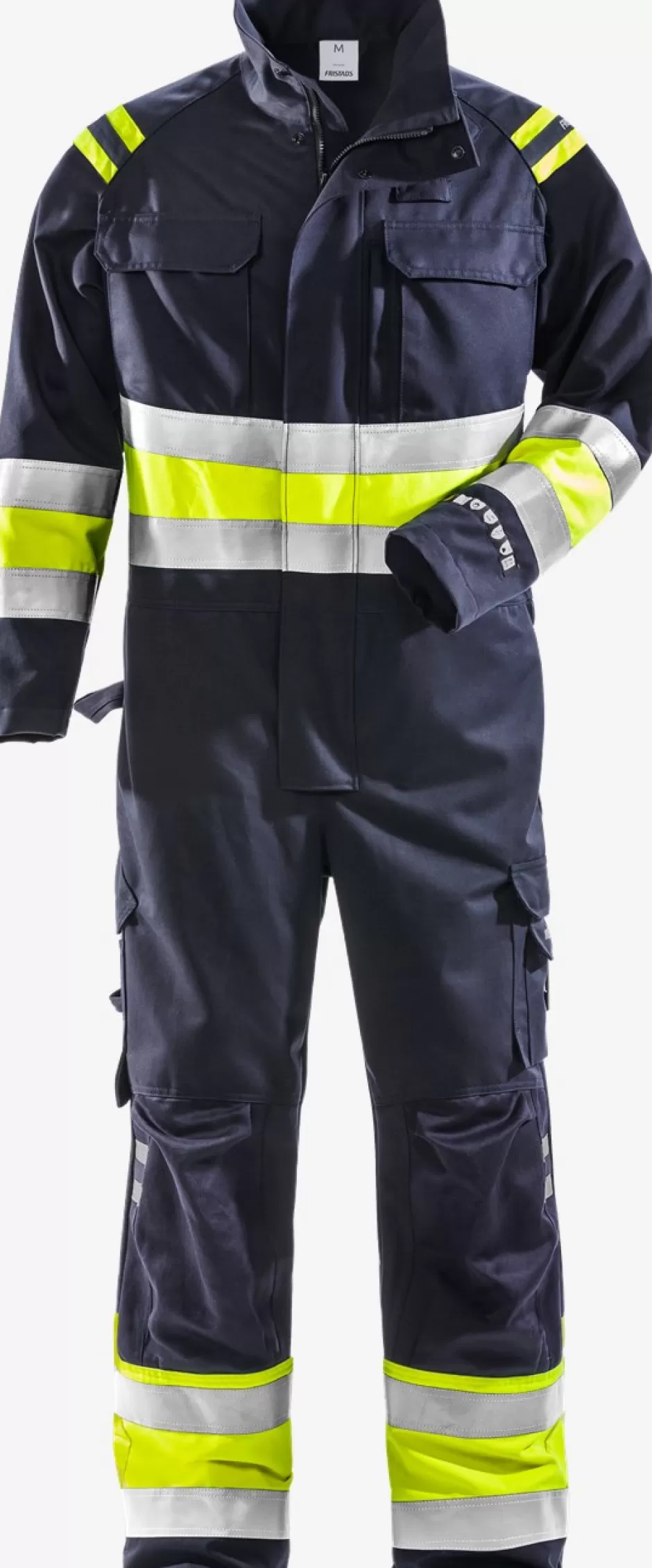 Hot Fristads Flamestat Hi Vis Kedeldragt Kl.1 8174 ATHS Hi-Vis gul/Marine - 171