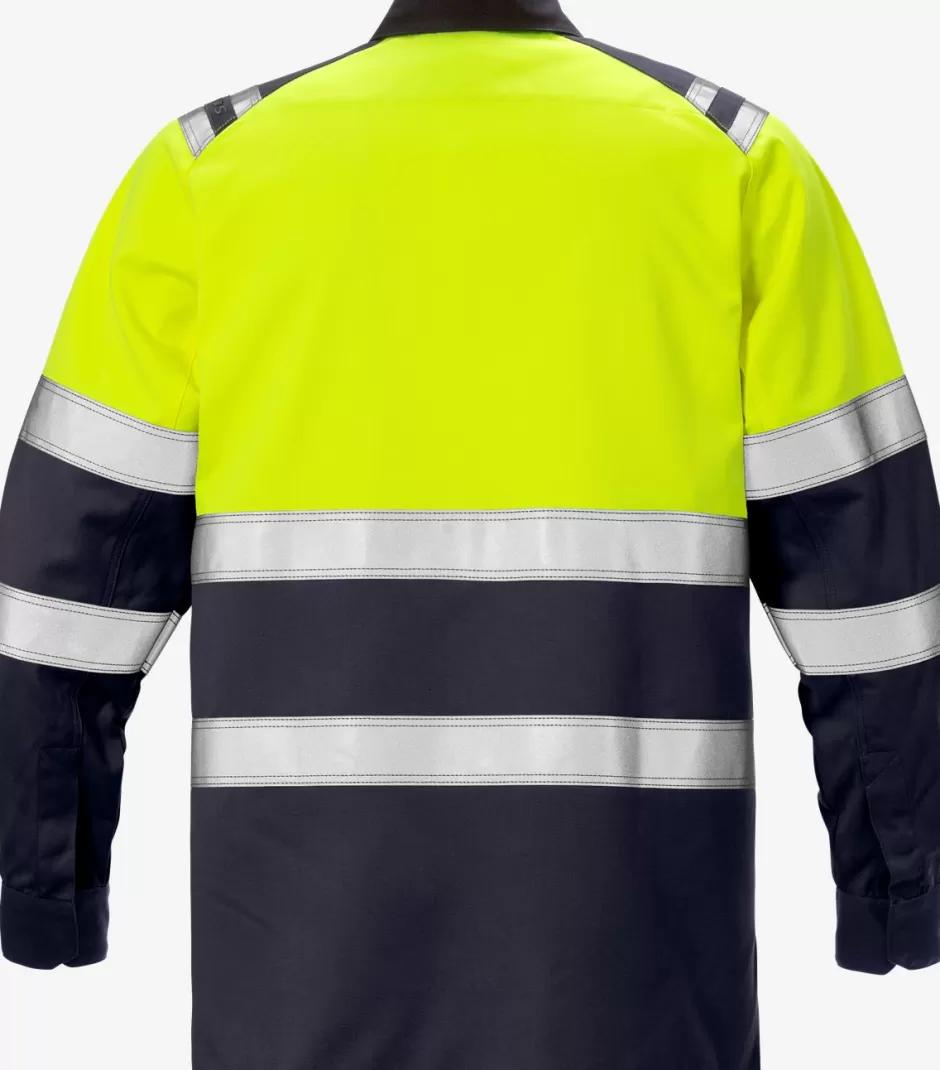 Online Fristads Flamestat Hi Vis Skjorte Kl.1 7051 ATS Hi-Vis gul/Marine - 171