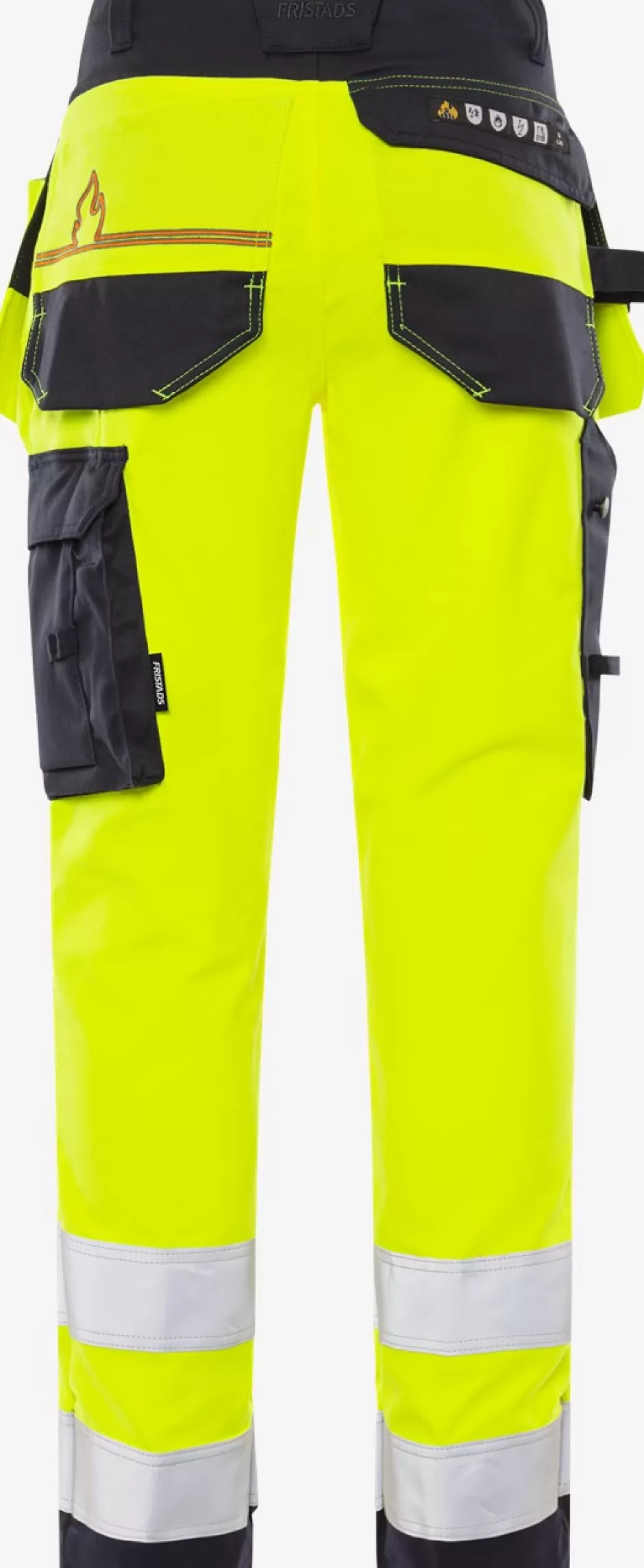 Flash Sale Fristads Flamestat Hi Vis Stretch Håndværkerbukser Kl.2 2167 ATHF Hi-Vis gul/Marine - 171