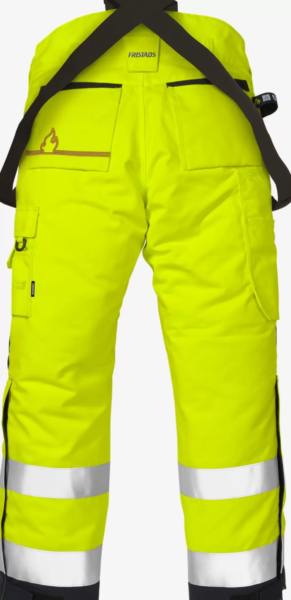 Cheap Fristads Flamestat Hi Vis Vinterbukser Kl.2 2085 ATHS Hi-Vis gul/Marine - 171