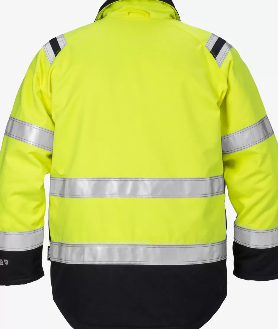 Best Sale Fristads Flamestat Hi Vis Vinterjakke Kl.3 4185 ATHS Hi-Vis gul/Marine - 171