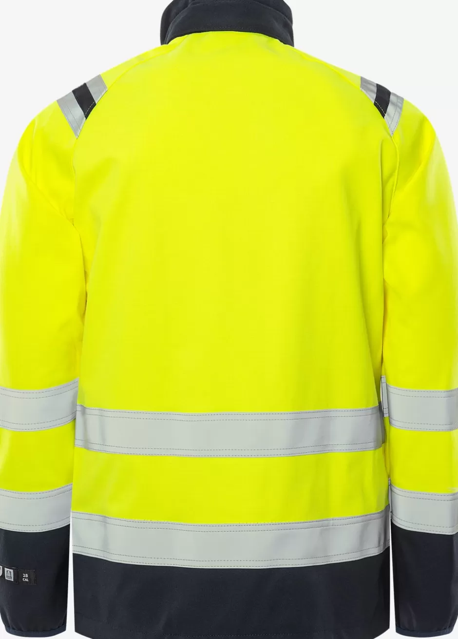 Cheap Fristads Flamestat High Vis Softshell Jakke Kl.3 4016 FSS Hi-Vis gul/Marine - 171