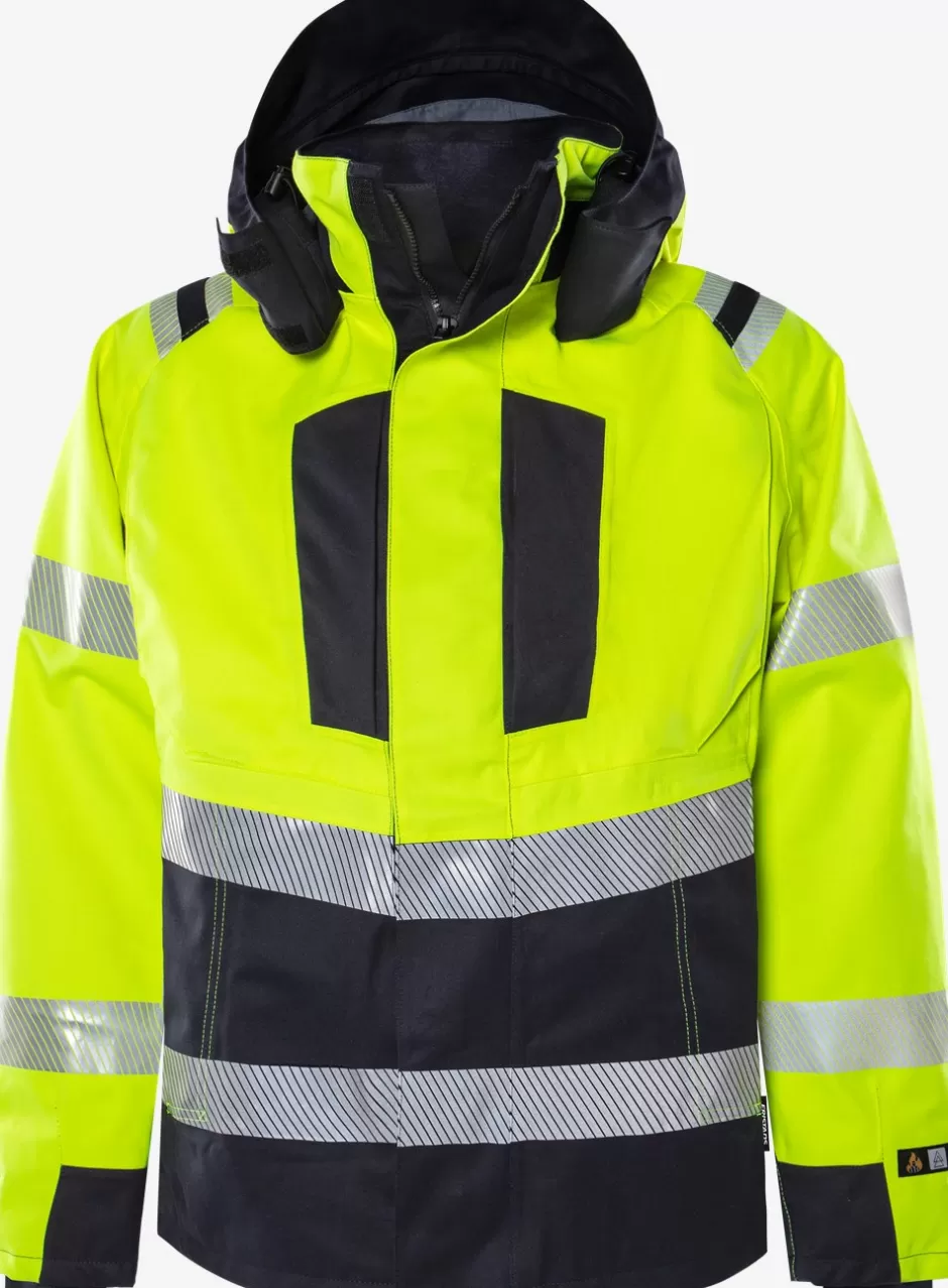 Fashion Fristads Flamestat HiVis Airtech® Skaljakke Kl. 3 4525 ATHR Hi-Vis gul/Marine - 171