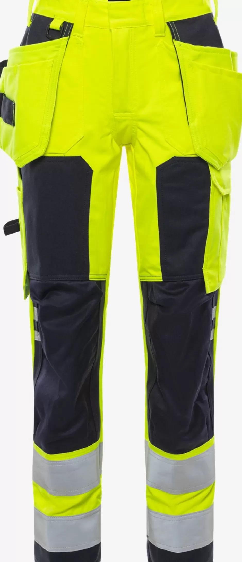 Hot Fristads Flamestat HiVis Bukser Dame Kl.2 2775 ATHS Hi-Vis gul/Marine - 171