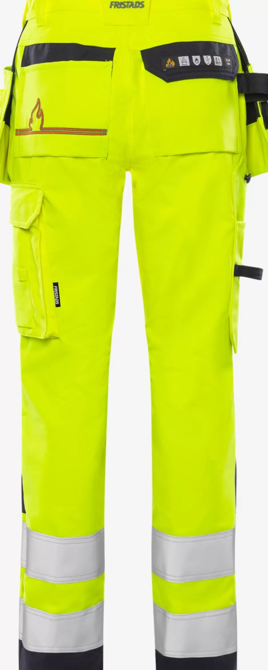 Hot Fristads Flamestat HiVis Bukser Dame Kl.2 2775 ATHS Hi-Vis gul/Marine - 171