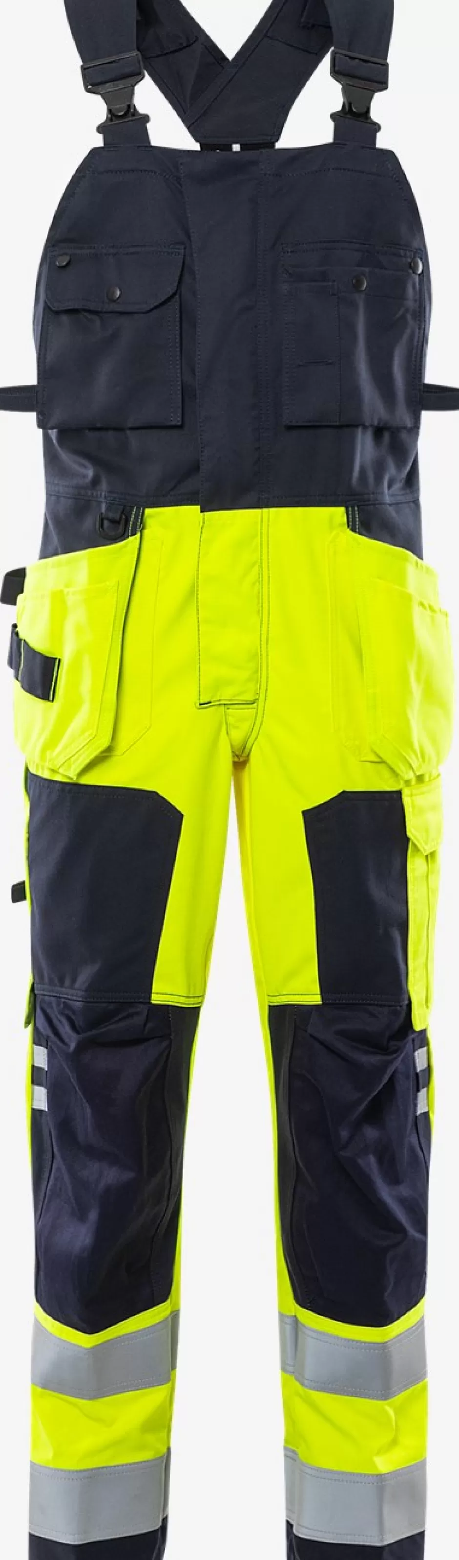 Cheap Fristads Flamestat HiVis Overalls Kl.2 1075 ATHS Hi-Vis gul/Marine - 171