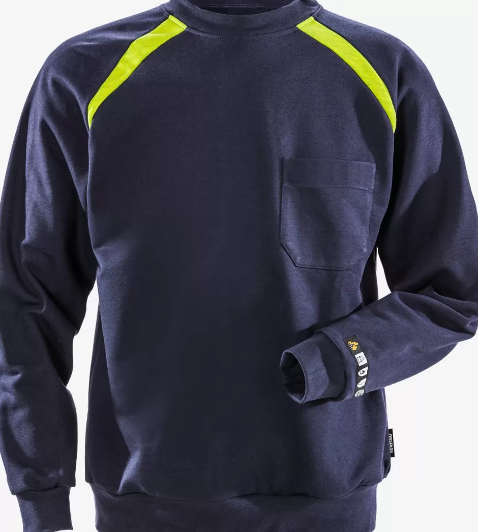 Best Sale Fristads Flamestat Sweatshirt 984 SFLA Marine - 540