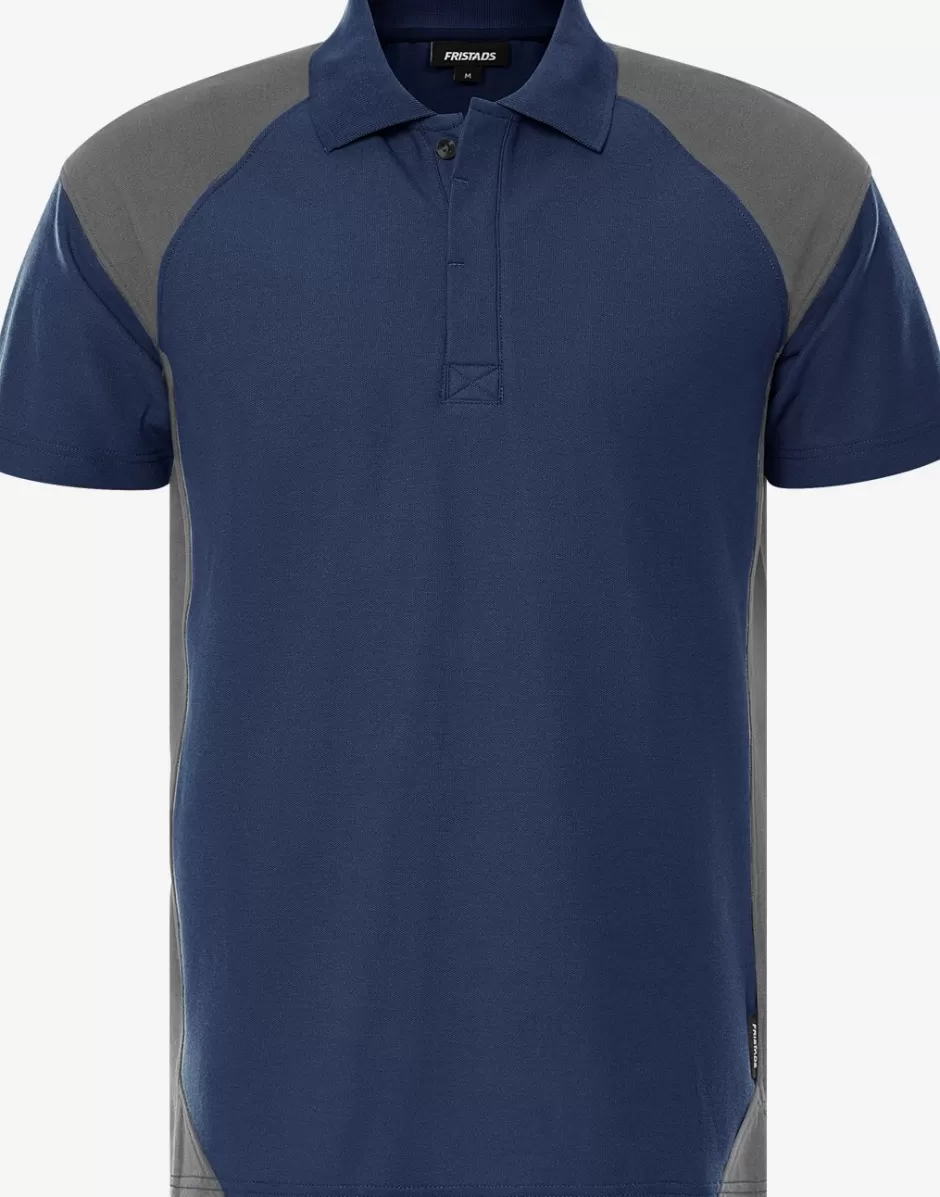 Clearance Fristads Heavy Poloshirt 7047 GPM Marine/Grå - 586