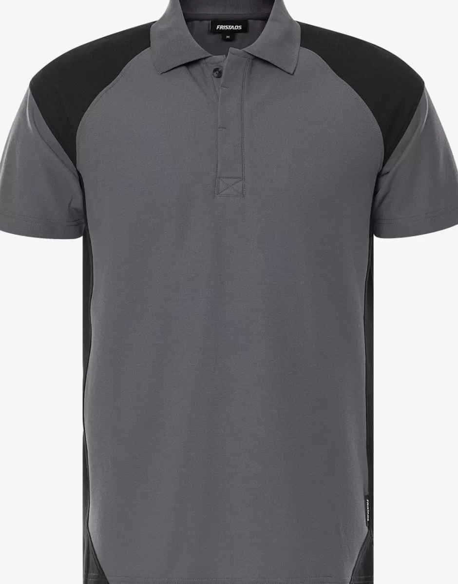 Outlet Fristads Heavy Poloshirt 7047 GPM Grå/Sort - 896