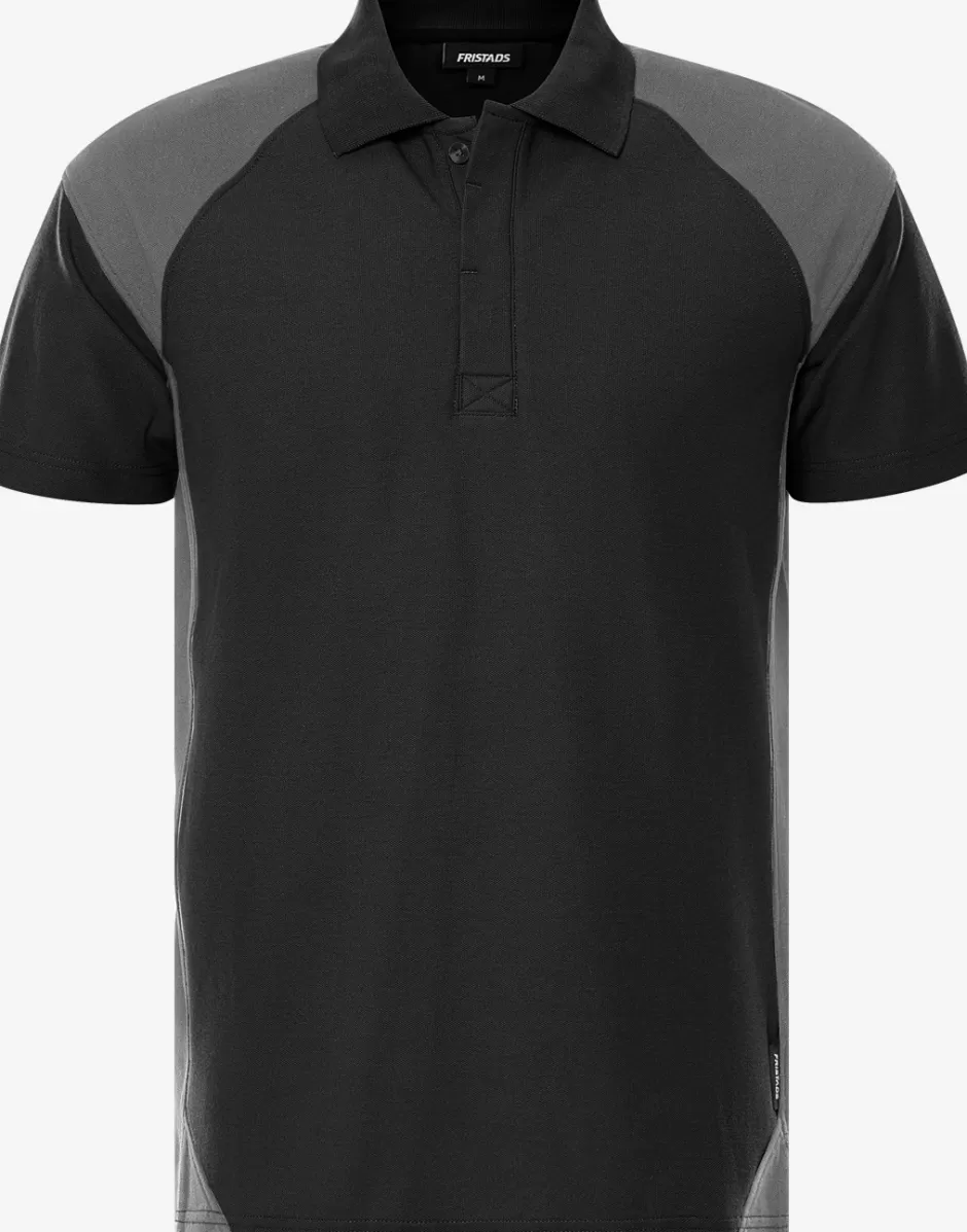 Store Fristads Heavy Poloshirt 7047 GPM Sort/grå - 996