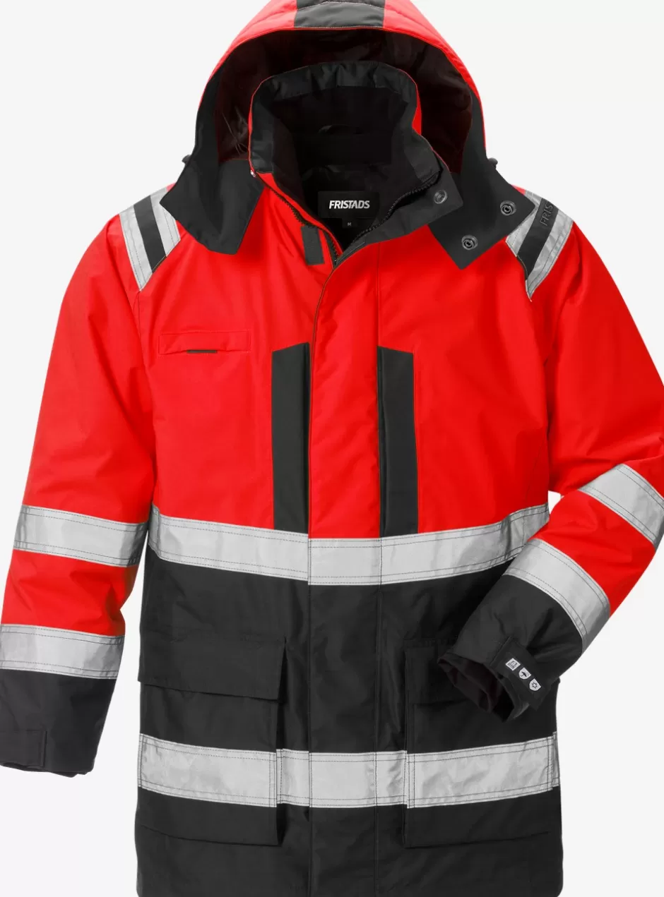 Fashion Fristads Hi Vis Airtech® 3-i-1 Parka Jakke Kl.3 4036 Rød/sort - 396