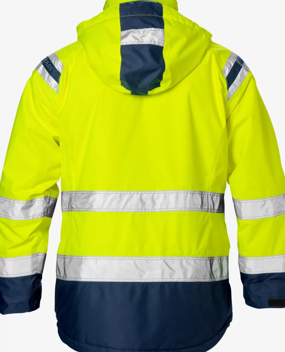 Online Fristads Hi Vis Airtech® Vinterjakke Dame Kl.3 4037 GTT Hi-Vis gul/Marine - 171