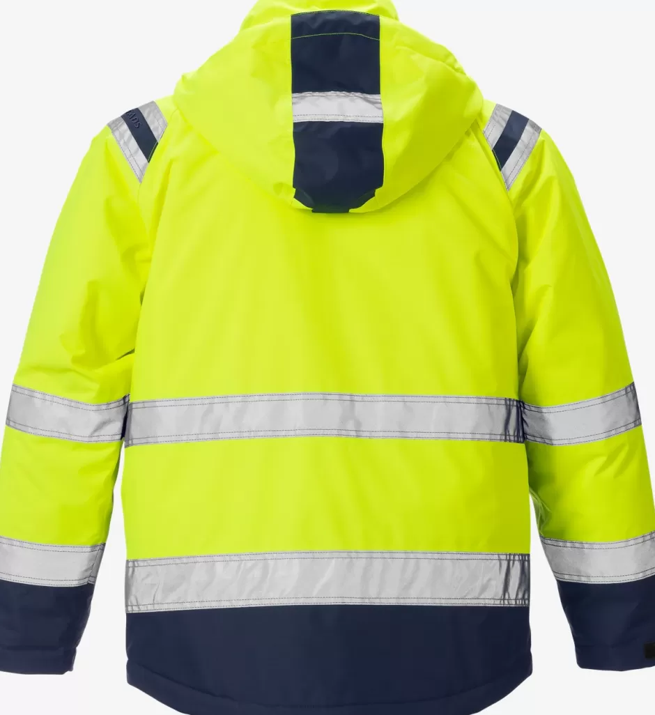 Clearance Fristads Hi Vis Airtech® Vinterjakke Kl.3 4035 Hi-Vis gul/Marine - 171