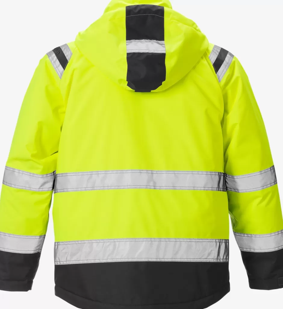 Best Fristads Hi Vis Airtech® Vinterjakke Kl.3 4035 Hi-Vis Gul/Sort - 196