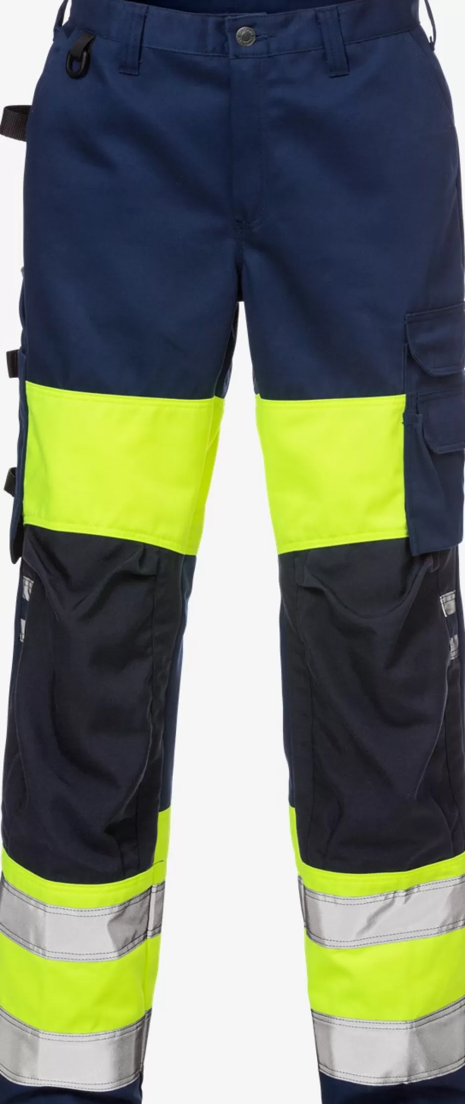 Hot Fristads Hi Vis Bukser Dame Kl.1 2139 Hi-Vis gul/Marine - 171