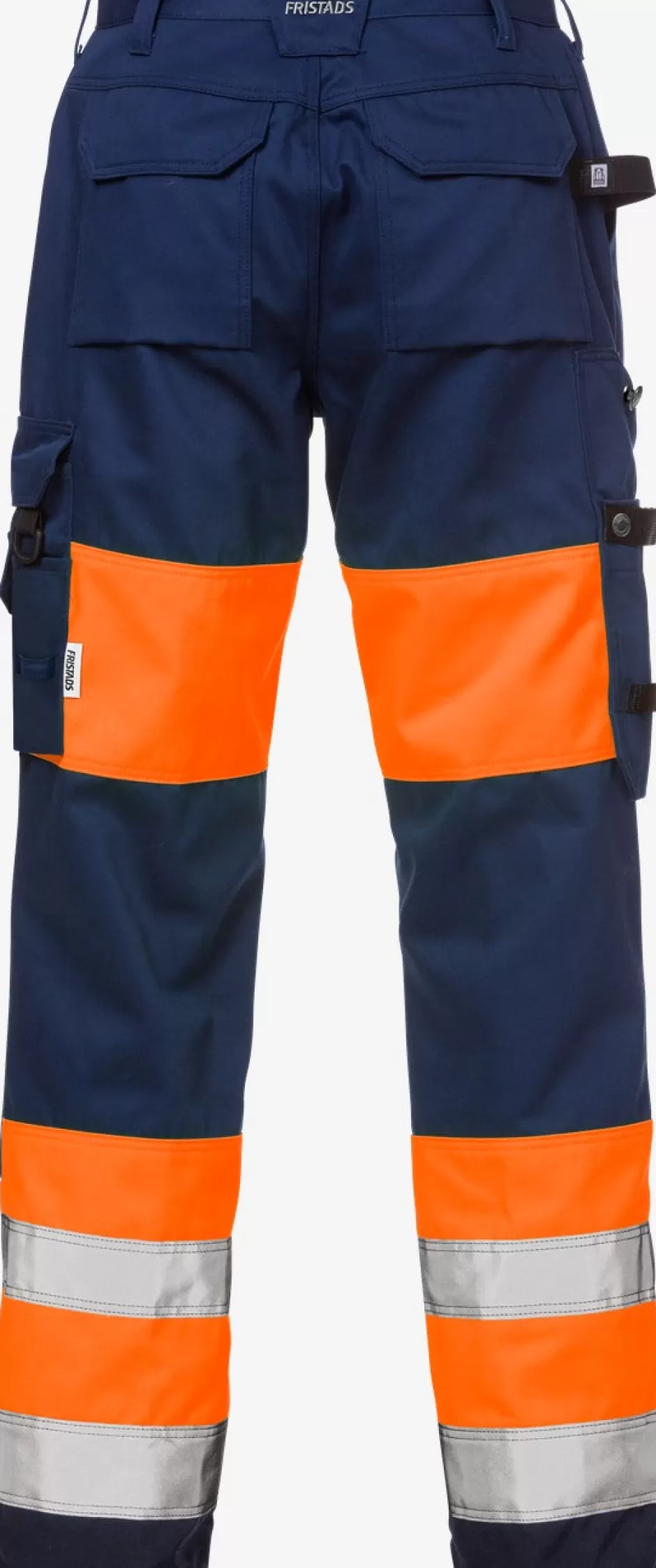 Outlet Fristads Hi Vis Bukser Dame Kl.1 2139 Hi-Vis Orange/Marine - 271