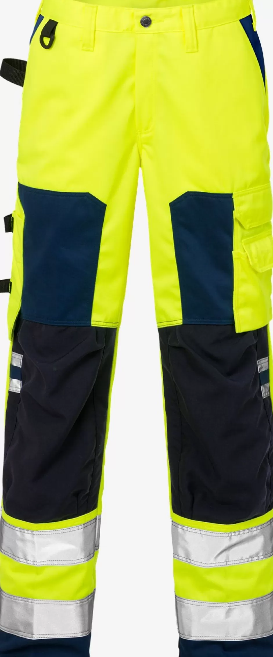 Sale Fristads Hi Vis Bukser Dame Kl.2 2135 Hi-Vis gul/Marine - 171