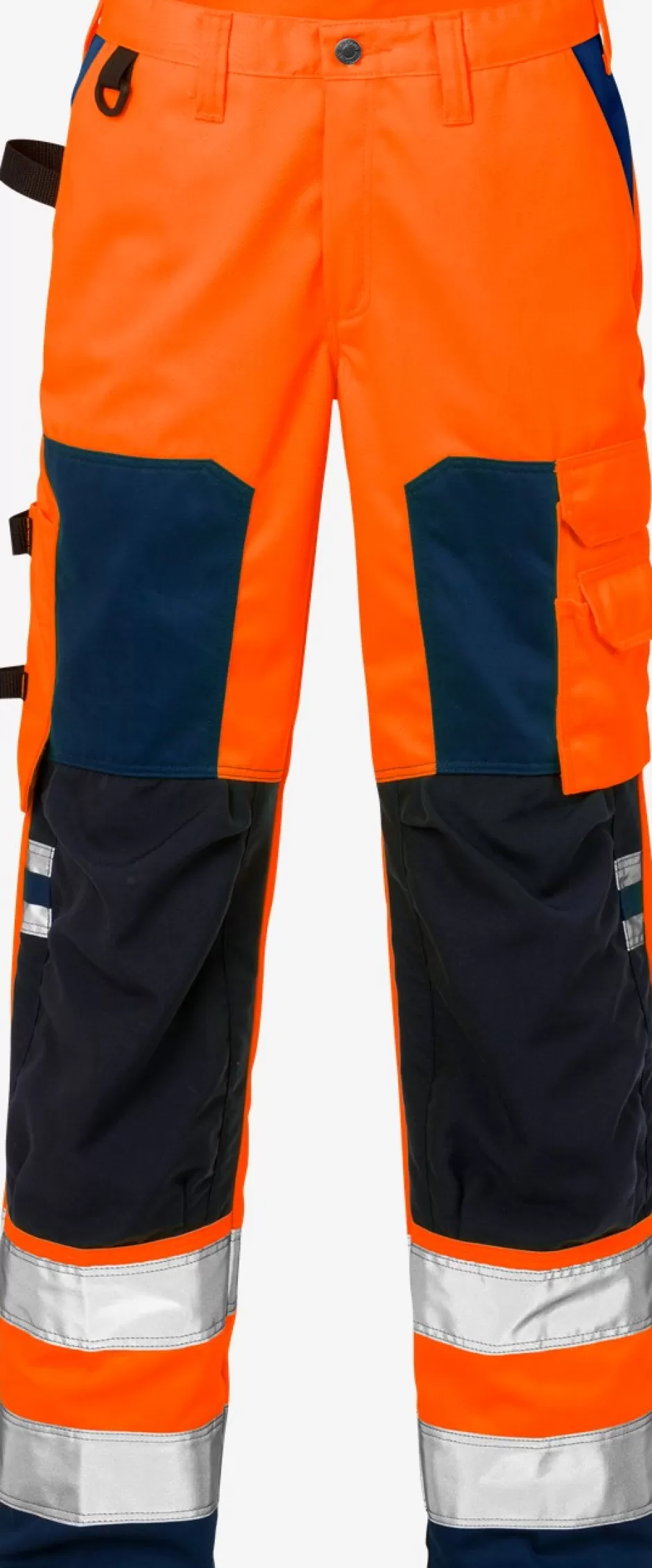 Store Fristads Hi Vis Bukser Dame Kl.2 2135 Hi-Vis Orange/Marine - 271