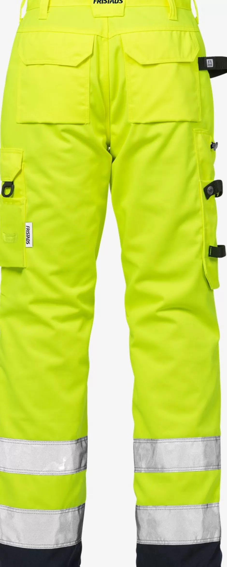 Sale Fristads Hi Vis Bukser Dame Kl.2 2135 Hi-Vis gul/Marine - 171