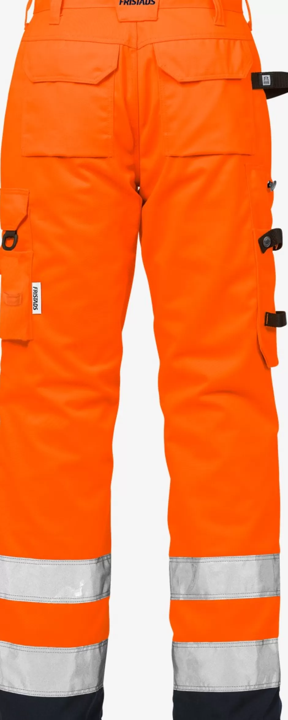 Store Fristads Hi Vis Bukser Dame Kl.2 2135 Hi-Vis Orange/Marine - 271