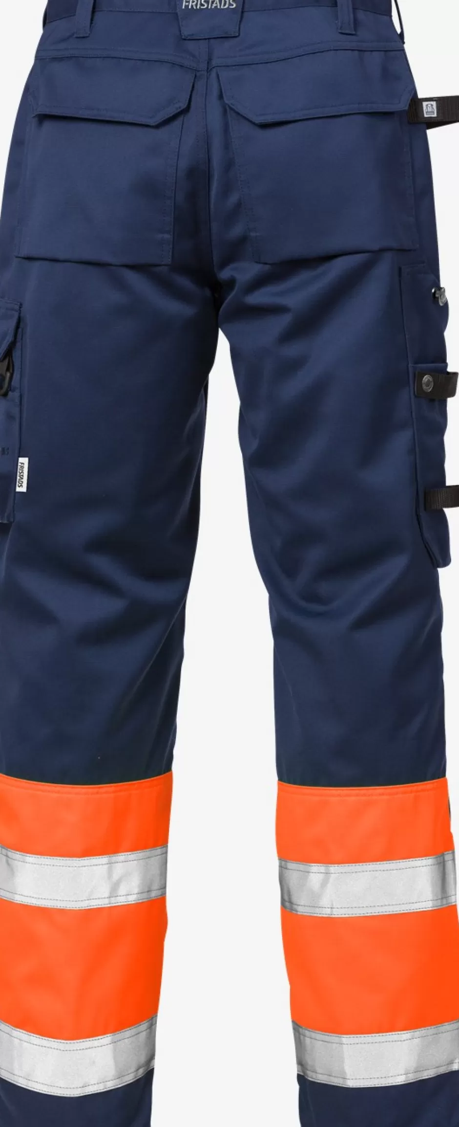 Outlet Fristads Hi Vis Bukser Kl.1 2032 Hi-Vis Orange/Marine - 271