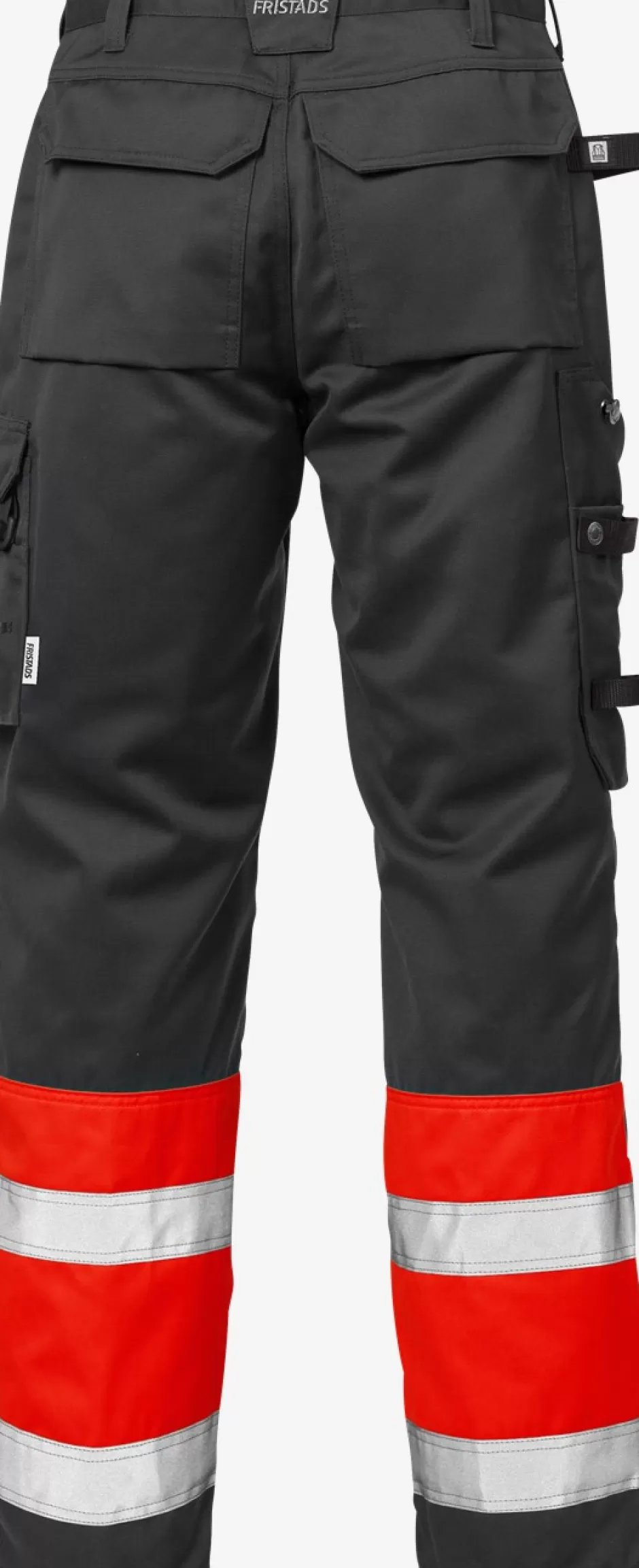 Cheap Fristads Hi Vis Bukser Kl.1 2032 Rød/sort - 396