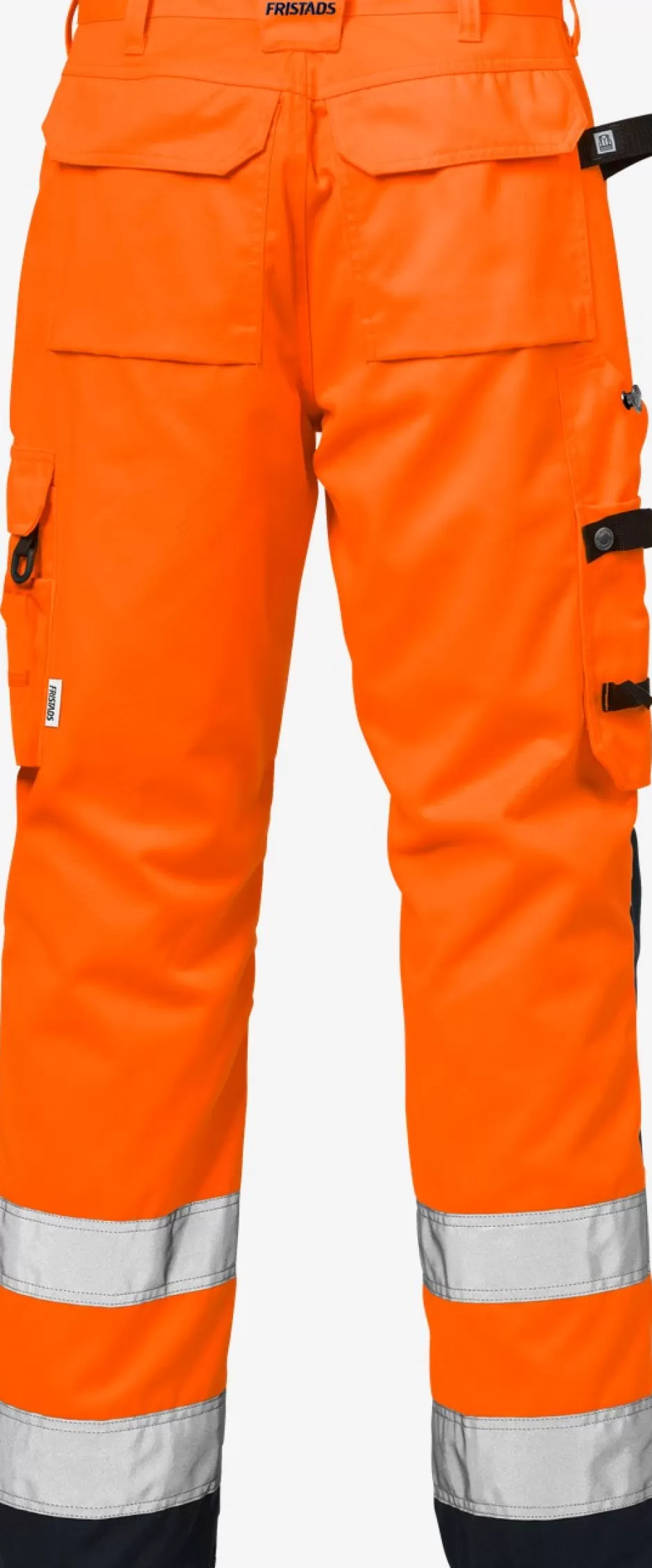 Cheap Fristads Hi Vis Bukser Kl.2 2026 Hi-Vis Orange/Marine - 271