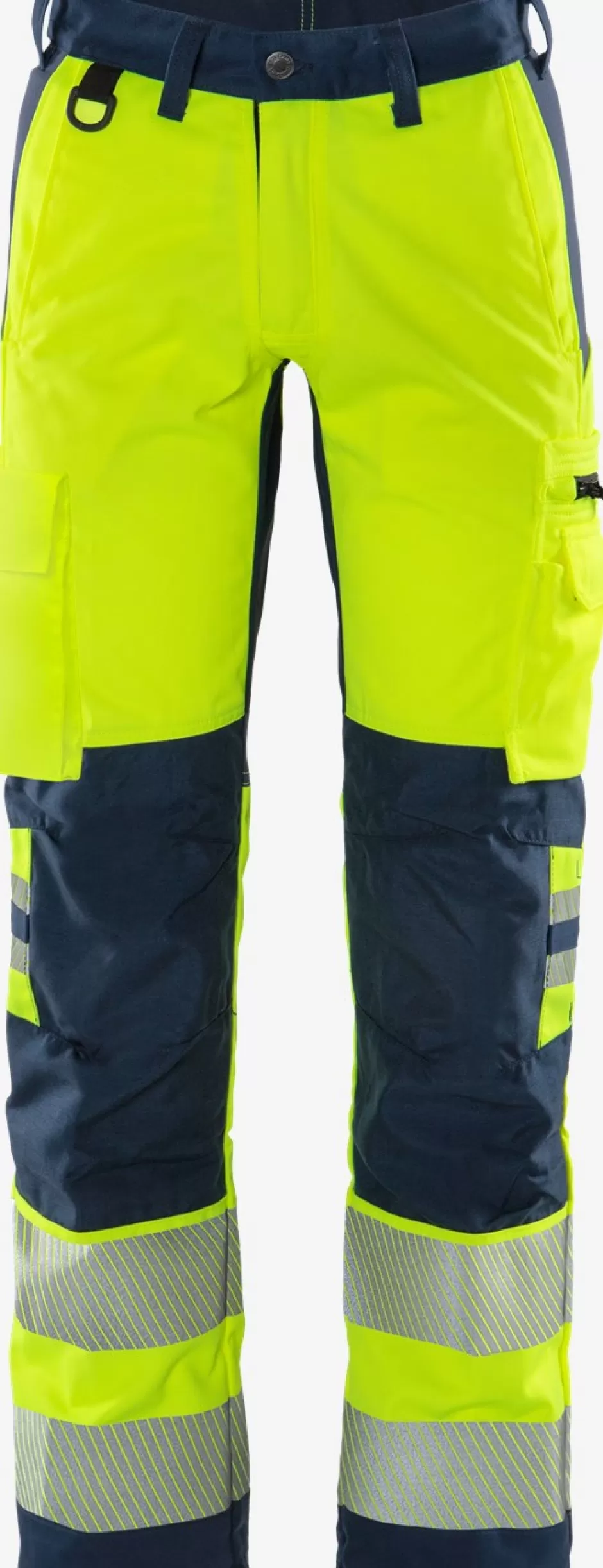 Best Fristads Hi Vis Bukser Kl.2, Flexforce Hi-Vis gul/Marine - 171