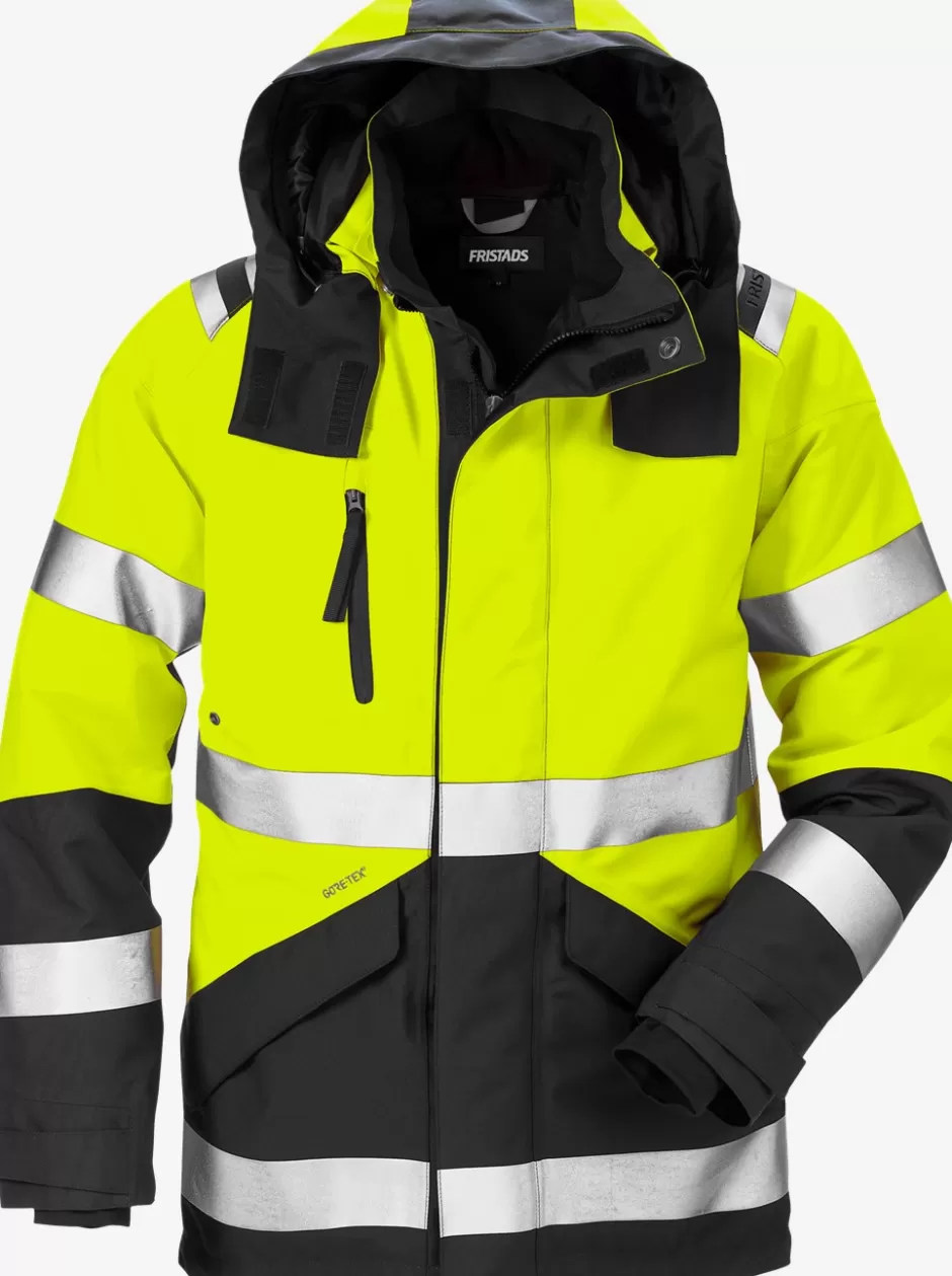 Sale Fristads Hi Vis GORE-TEX Skal Jakke Kl.3 4988 Hi-Vis Gul/Sort - 196