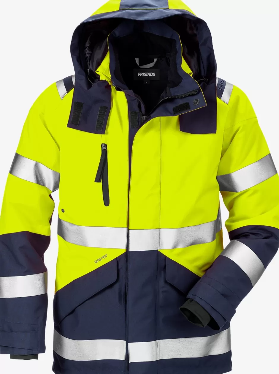 Online Fristads Hi Vis GORE-TEX Skal Jakke Kl.3 4988 Hi-Vis gul/Marine - 171