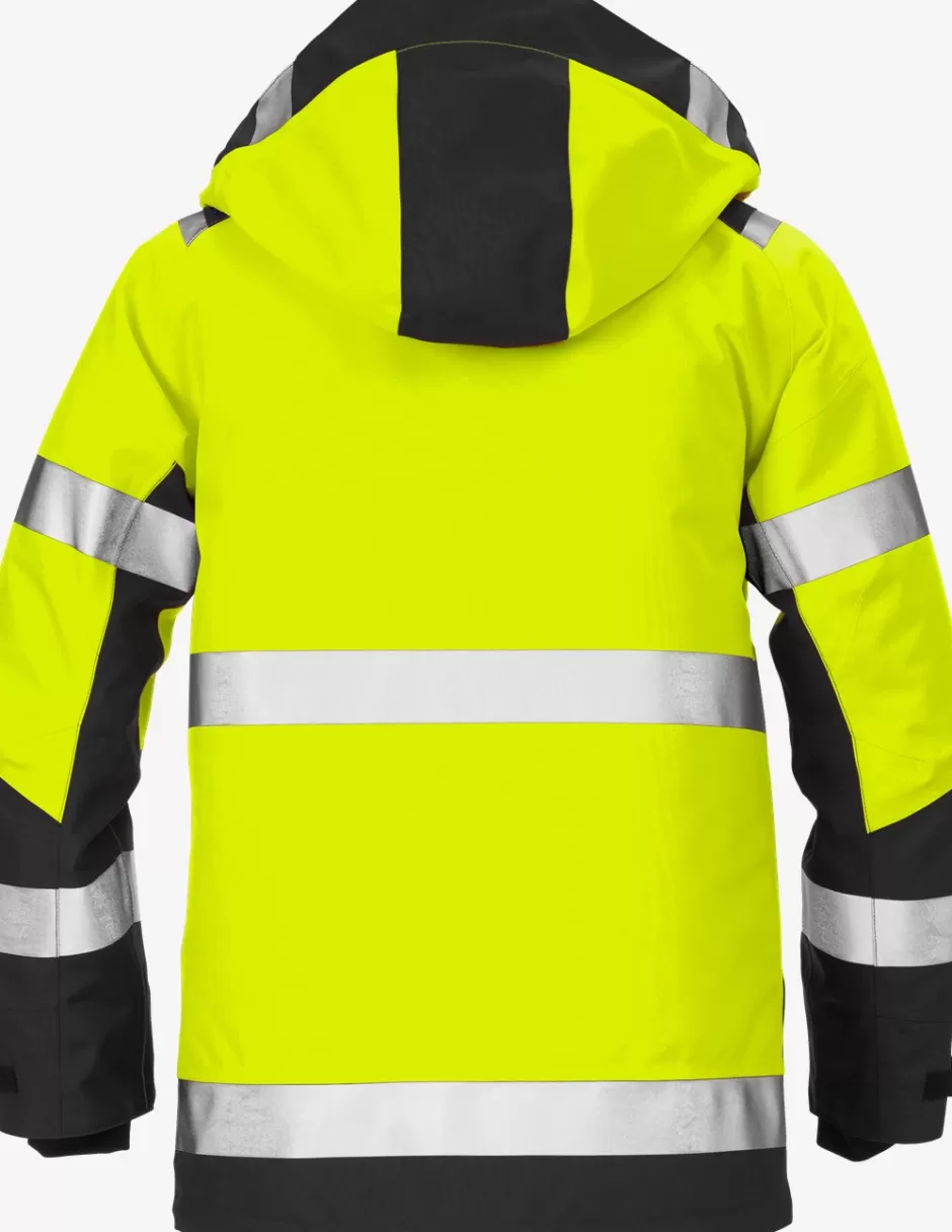 Sale Fristads Hi Vis GORE-TEX Skal Jakke Kl.3 4988 Hi-Vis Gul/Sort - 196