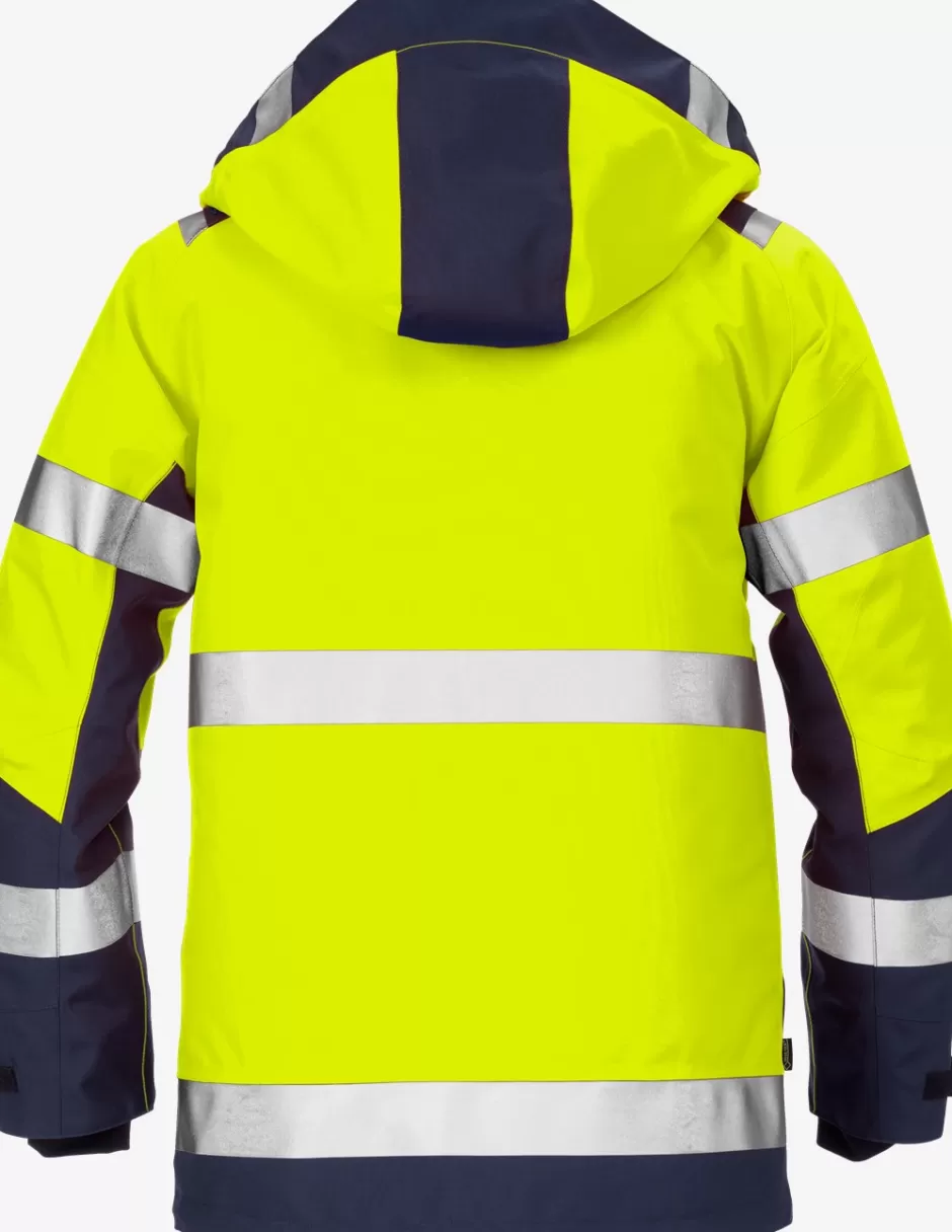 Online Fristads Hi Vis GORE-TEX Skal Jakke Kl.3 4988 Hi-Vis gul/Marine - 171