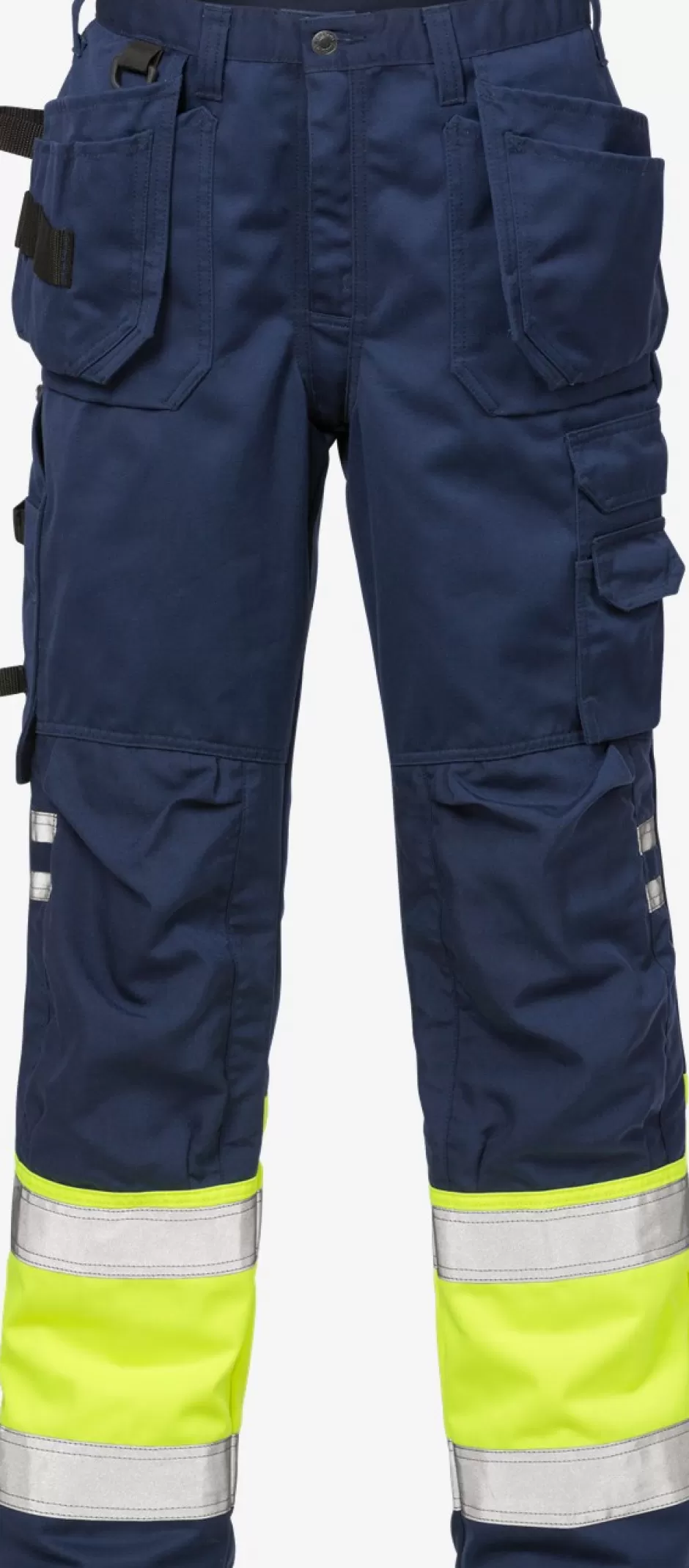 Cheap Fristads Hi Vis Håndværker Bukser Kl.1 2029 Hi-Vis gul/Marine - 171