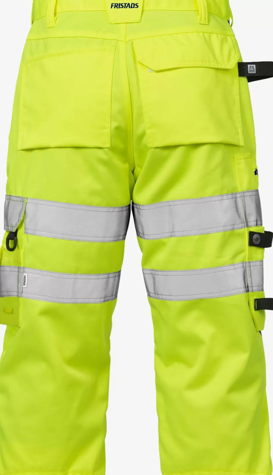 Shop Fristads Hi Vis Håndværker Knickers Kl.2 2027 Hi-Vis gul/Marine - 171