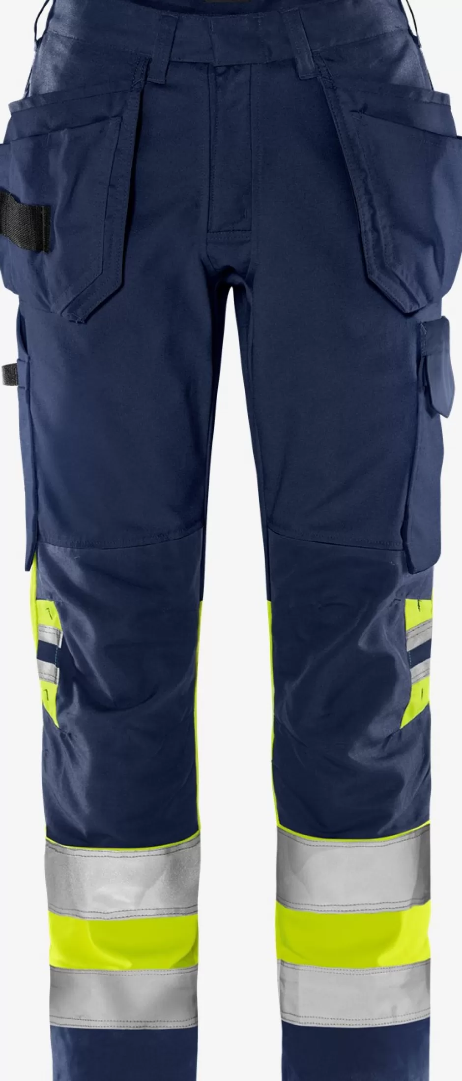 Flash Sale Fristads Hi Vis Håndværkerbukser Dame Klasse 1 2670 GPLU Hi-Vis gul/Marine - 171