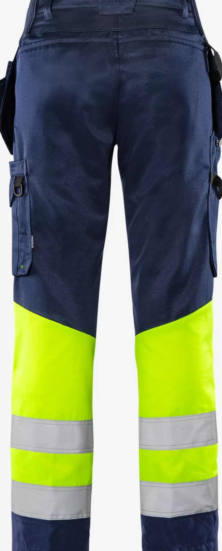 Flash Sale Fristads Hi Vis Håndværkerbukser Dame Klasse 1 2670 GPLU Hi-Vis gul/Marine - 171